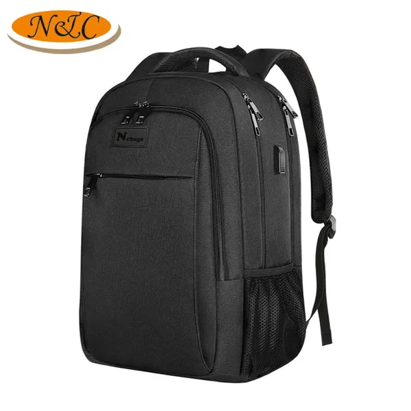 Durable travel business laptop backpack,water-resistant college school computer anti theft backpack