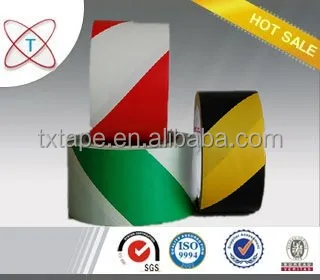 Wholesale custom PVC reflective barrier tape for warning red/black