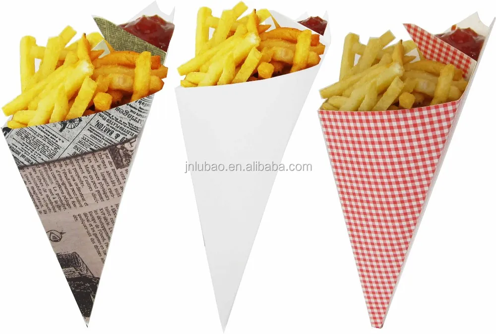 paper cone for chips package