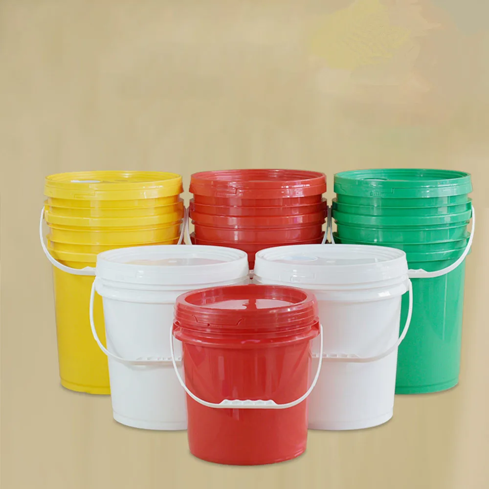 
plastic water bucket with handle lids small wash bucket sand toys container 