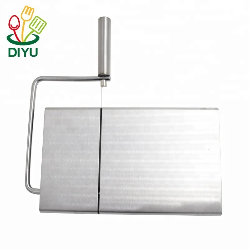 
Cheese Slicer Stainless Steel Wire Cutter for Semi Hard and Hard Cheese Butter SlicerVegetable Slicer 