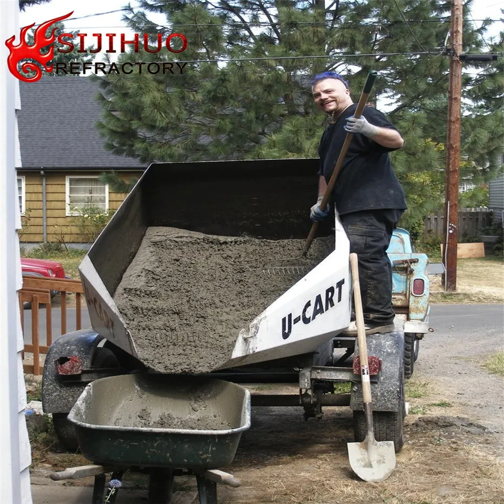 High Alumina Castable Refractory Cement 50% Al2O3 Heat Resistant