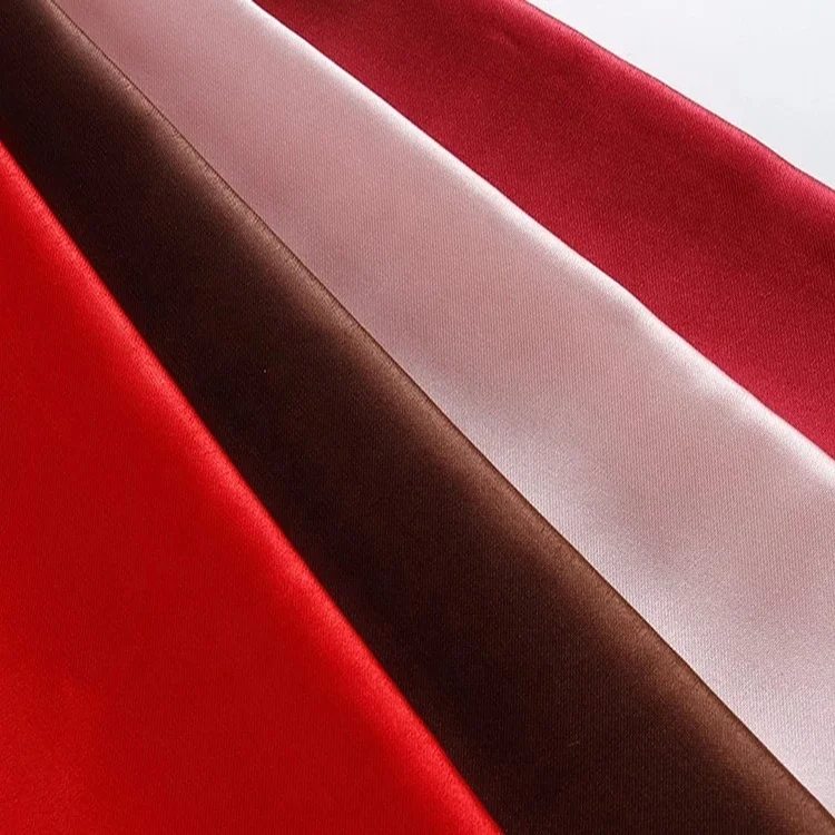 2022 new quality china manufacturer wedding dress satin fabric