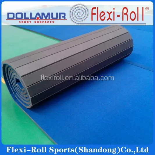 Dollamur flexi roll gymnastics landing mat/multi-function sports equipment/carpet rolling mats
