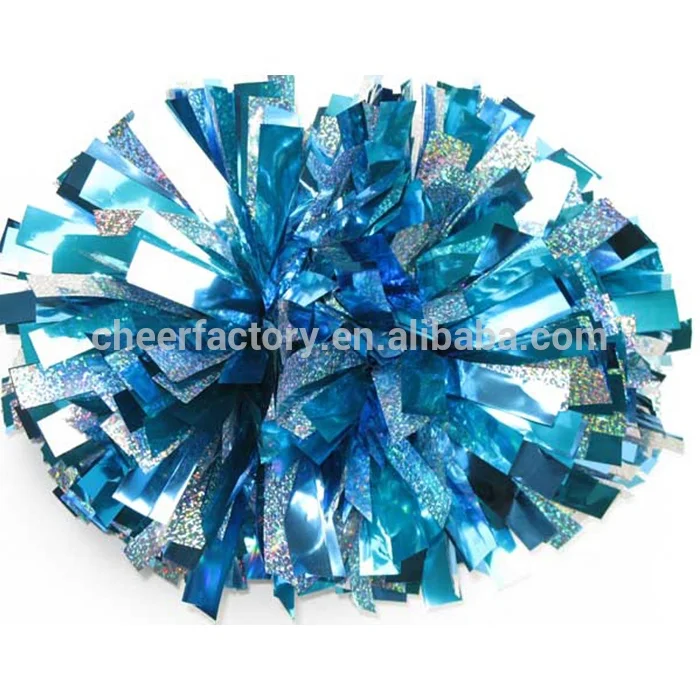 2022 голографический помпон Cheerleader metllic для чарлидеров по заводской цене