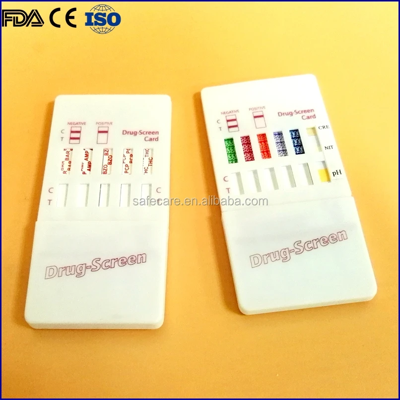 10 Панель Тест-Комплект лекарств, Главная карта тест-тест на наркотики мочи,