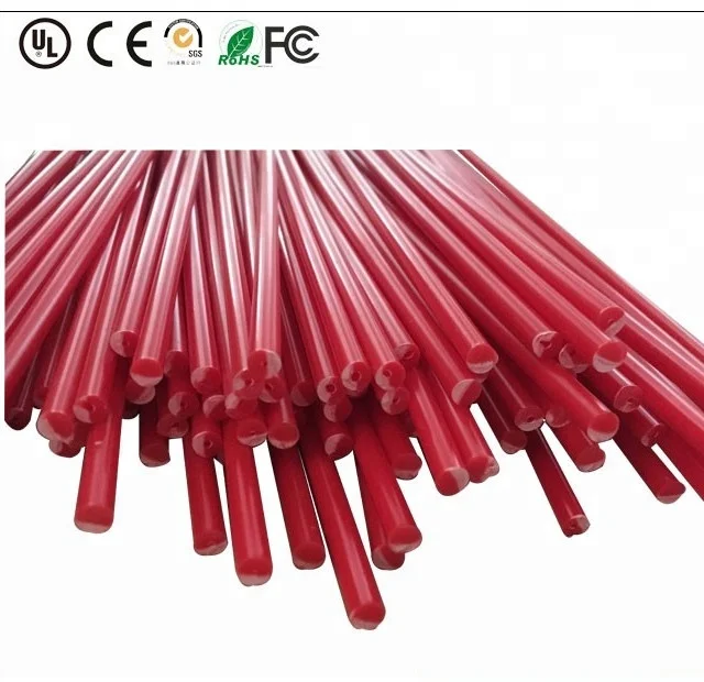 Multiple color options PVC/ABS material solid bar/rod