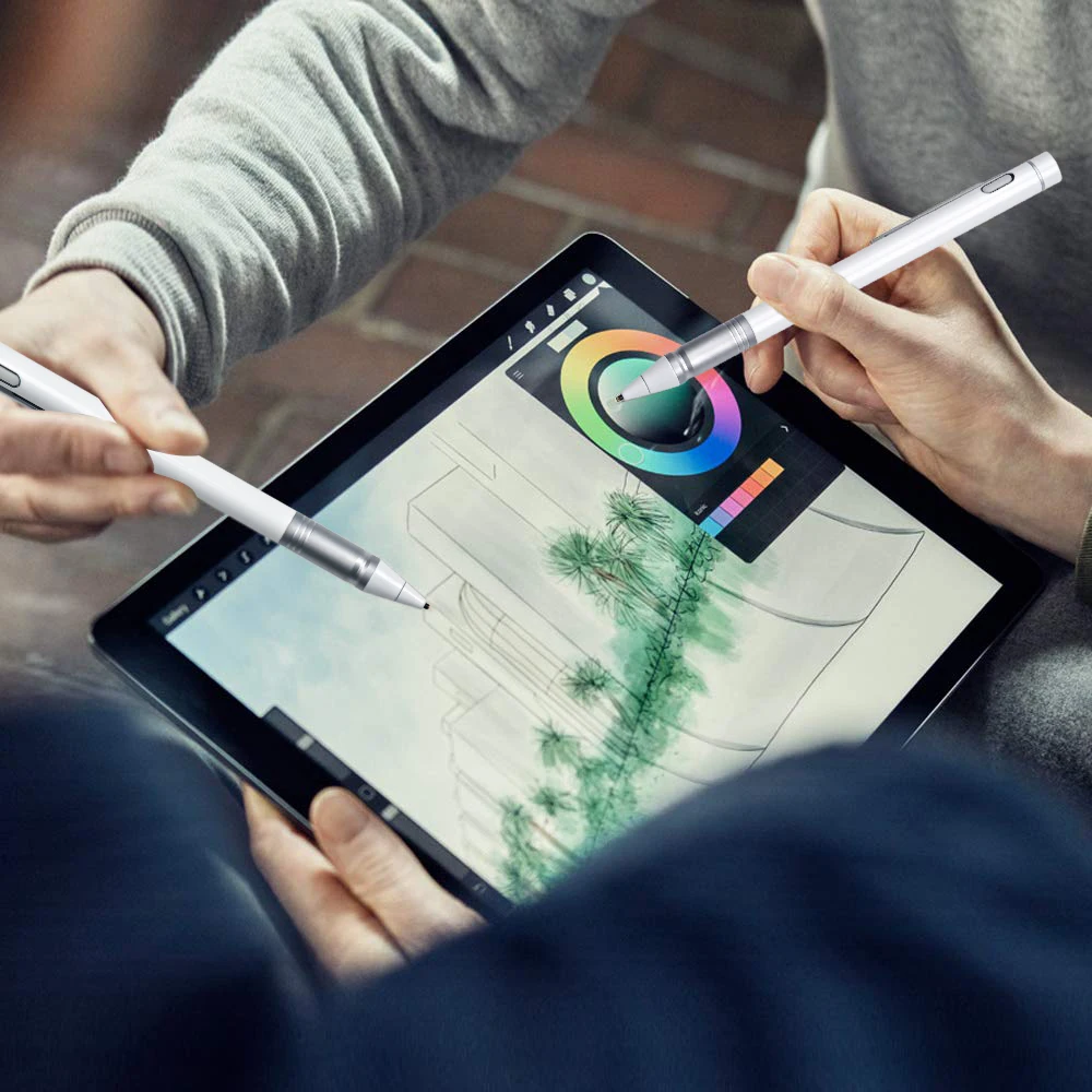 Universal Touch Pen Rechargeable Stylus Pencil for Tablets iPad Smartphone with Custom Logo