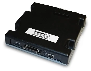 Plutools AC Induction Motor Controller, Single Channel, 300A, 60V, Encoder input, CAN, 16 Dig/Ana IO, Cooling plate and ABS cove