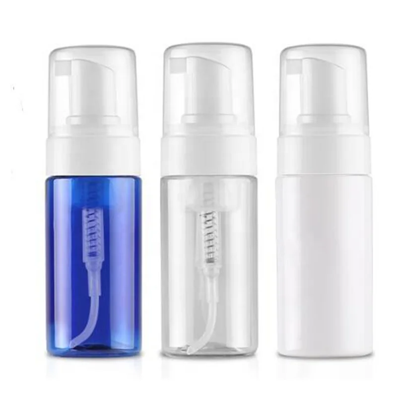 100ml PET empty foaming soap dispenser bottles plastic foam pump bottles for cosmetic packaging