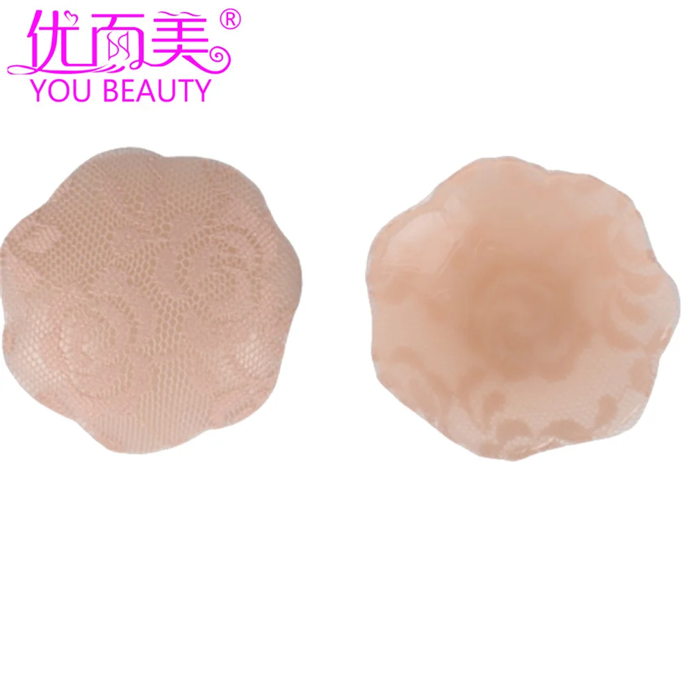 Waterproof Silicone Undercover Reusable Self Adhesive Lace Nipple Covers Silicone Nipple Pasties
