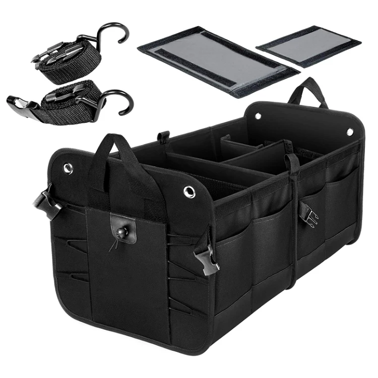 Wholesaler Multi Pocket Large Capacity Folding Car Seat Back Trunk Organizer Storage Bag