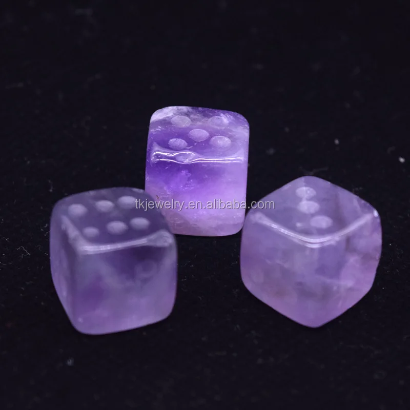 
Handmade Natural Rose Quartz Beads Dice Gift For Game Gift Dice Wholesale 