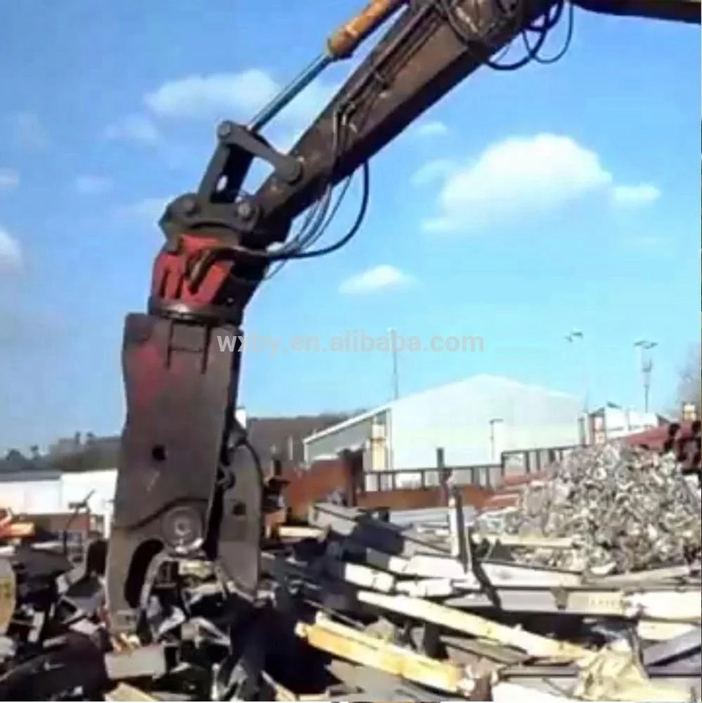 
excavator attachments hydraulic demolition shear crusher pulverizer 