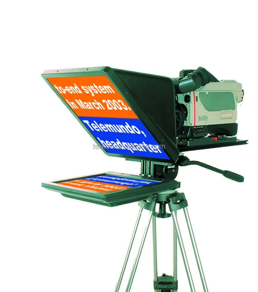 TELIKOU Prompter for TV, video, conference and live events Teleprompter