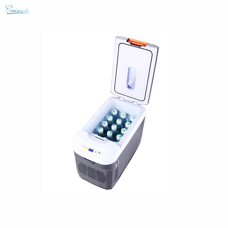 CeeinAuto portable thermoelectric car refrigerator mini cooler box 25l mini fridge for home DC12V AC220V
