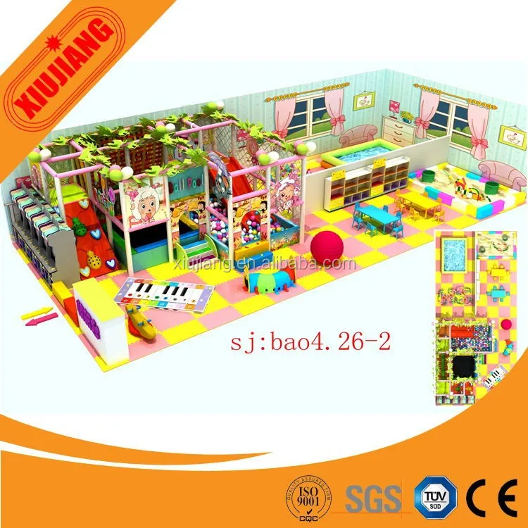 Hot!! Kids Indoor Play Gym Equipment For Children Game Room