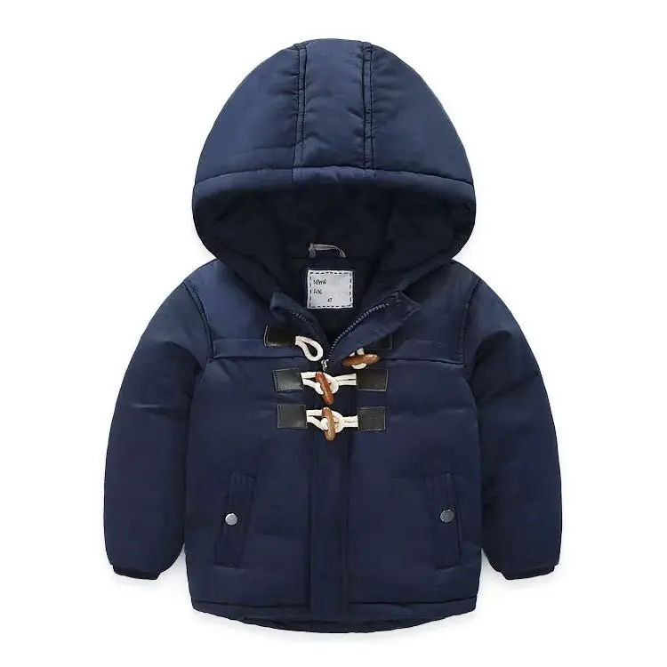 P0120 индивидуальная плотная и теплая куртка для мальчиков с мультяшным принтом для детской одежды