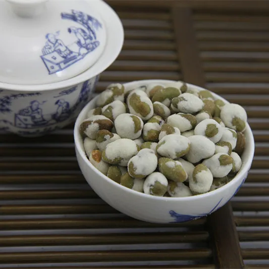 High Protein Wasabi Roasted Edamame Snacks