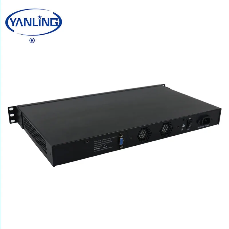 Intel 1037U 6 GBE Lan Firewall Network Server 1U Rackmount Wlan Router