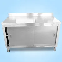 
China factory hotel restaurant commercial kitchenware patent board Stainless Steel Work Tables with Three Drawers 