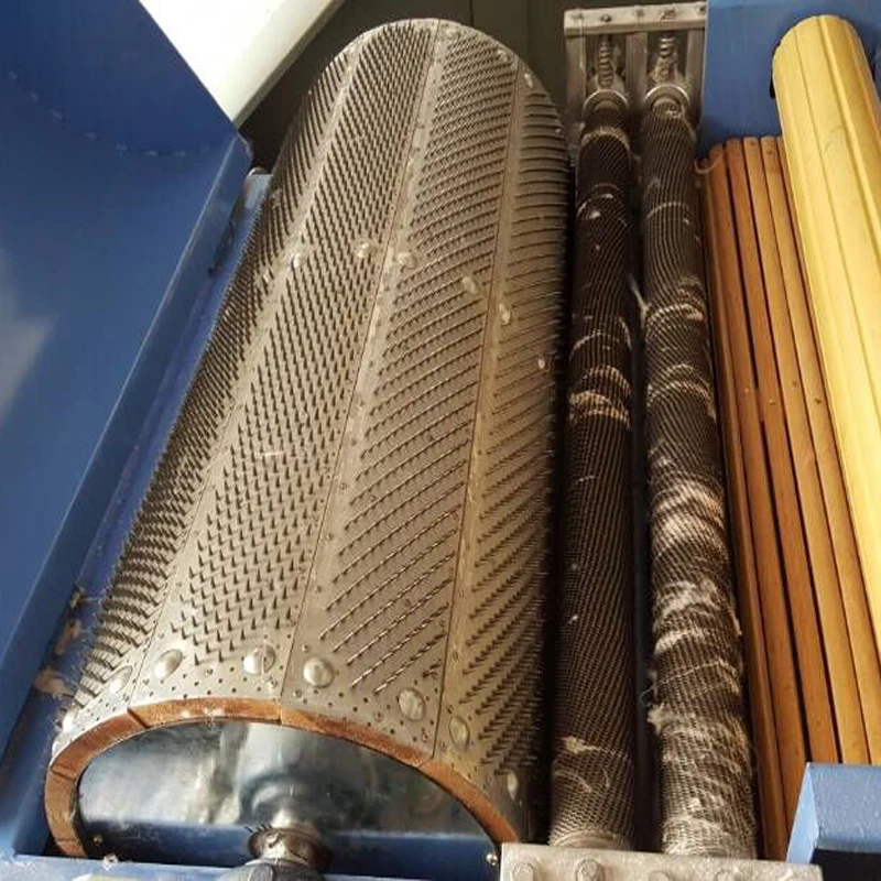 
New textile opening machine for cotton polyester wool fiber / waste recycling machinery 