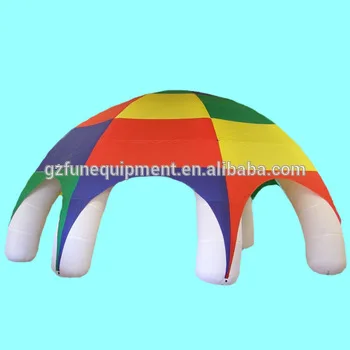 Giant Hemisphere Dome Inflatable Planetarium Projection Tent Air Pump Customized with Water Bag Hauled on The Bottom Oxford 1 Pc