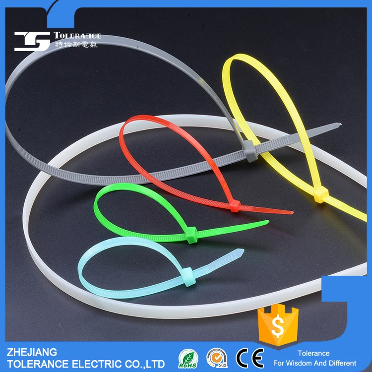 Горячие продажи термостойкие Rohs самоблокирующиеся nylon cable tie, velcro cable tie, nylon cable tie