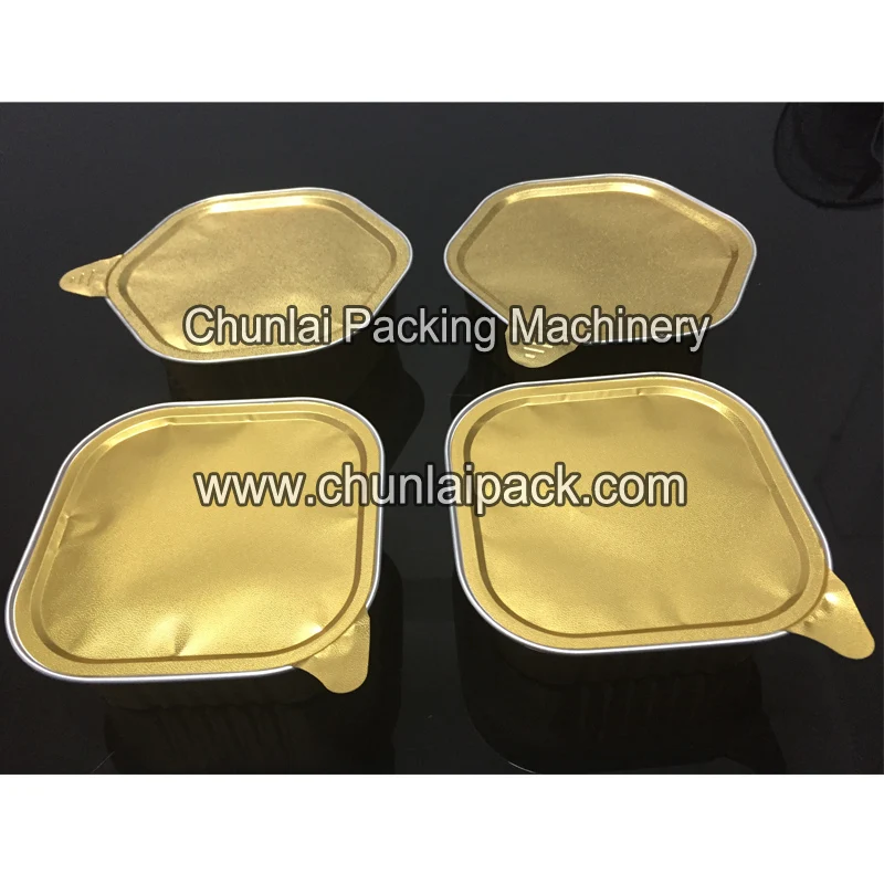 Plastic Tray Alu. Cup  Aluminum Foil Container Sealing Machine