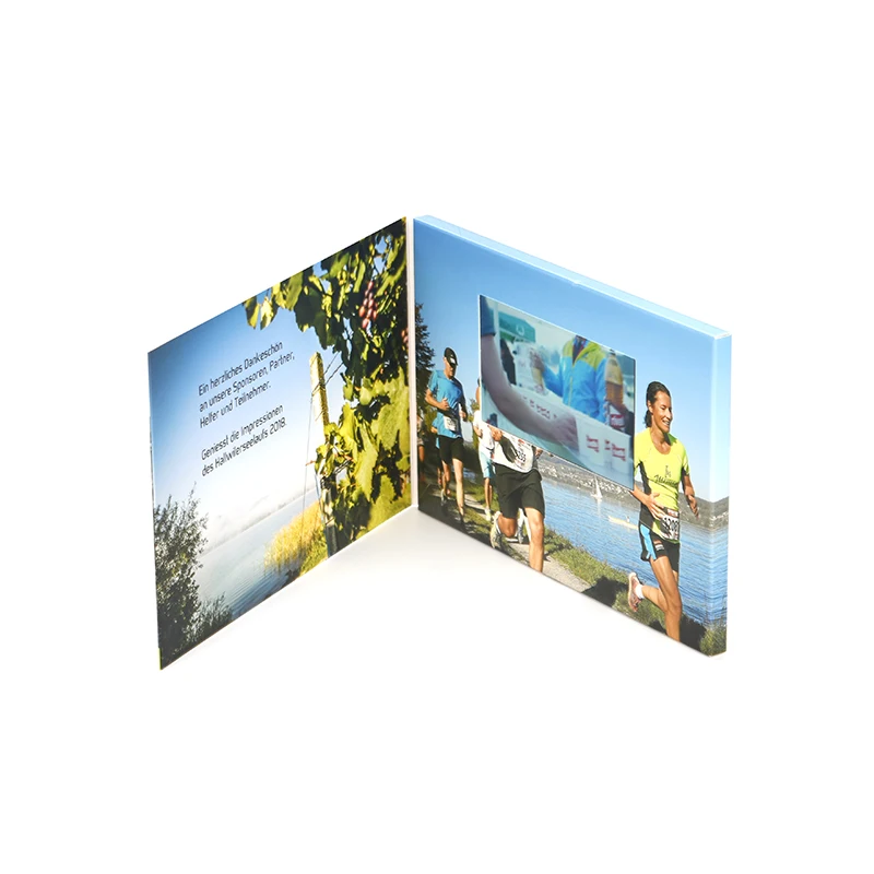 Factory sale 4.3 tft screen 480x272 video booklet inch wholesale customized greeting card player
