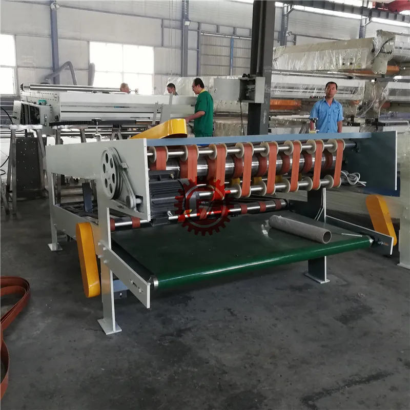 2 ply corrugated line parts paperboard receiving machine for food paper box