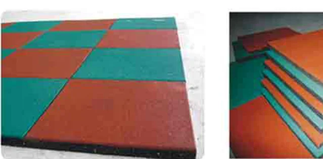 
KINPLAY BRAND Outdoor Rubber floor mat Playground tile 