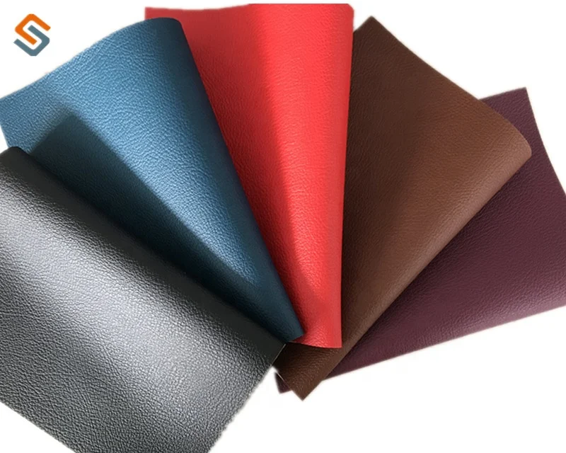 Бесплатный образец, оптовая продажа, Заводская продукция, водонепроницаемая 1,0 мм Маленькая зернистая кожа из ПВХ для дивана