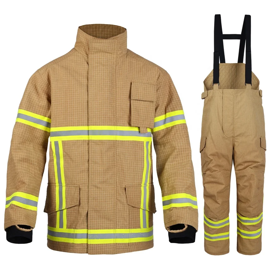 Reusable Special Fabric Structural fire fighting Protective Safety fire retardant clothing for firefighter