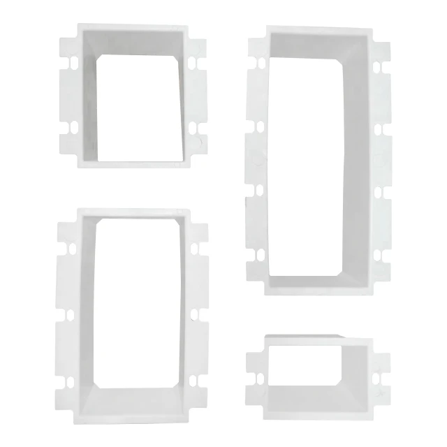 shanghai Linsky 2 gang plastic waterproof electrical extension ring electrical outlet box extender