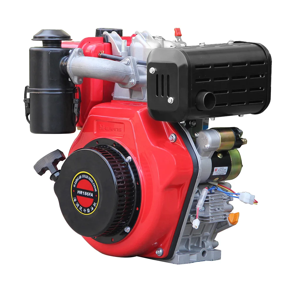 418cc air cooled 186FA 10hp diesel engine