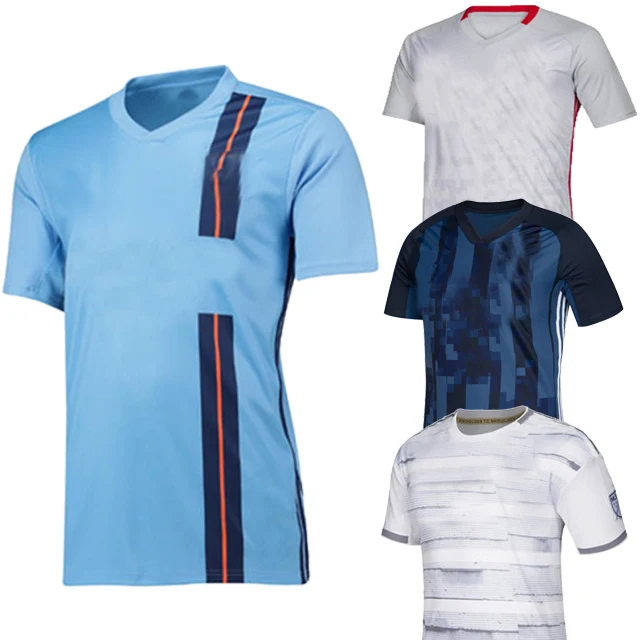 wholesale 19 20 season New York jersey home away men custom soccer jersey kits camisas de futebol