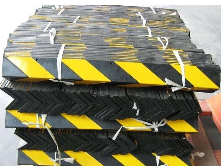 800mm right angle parking Safety reflective Rubber corner guards for walls