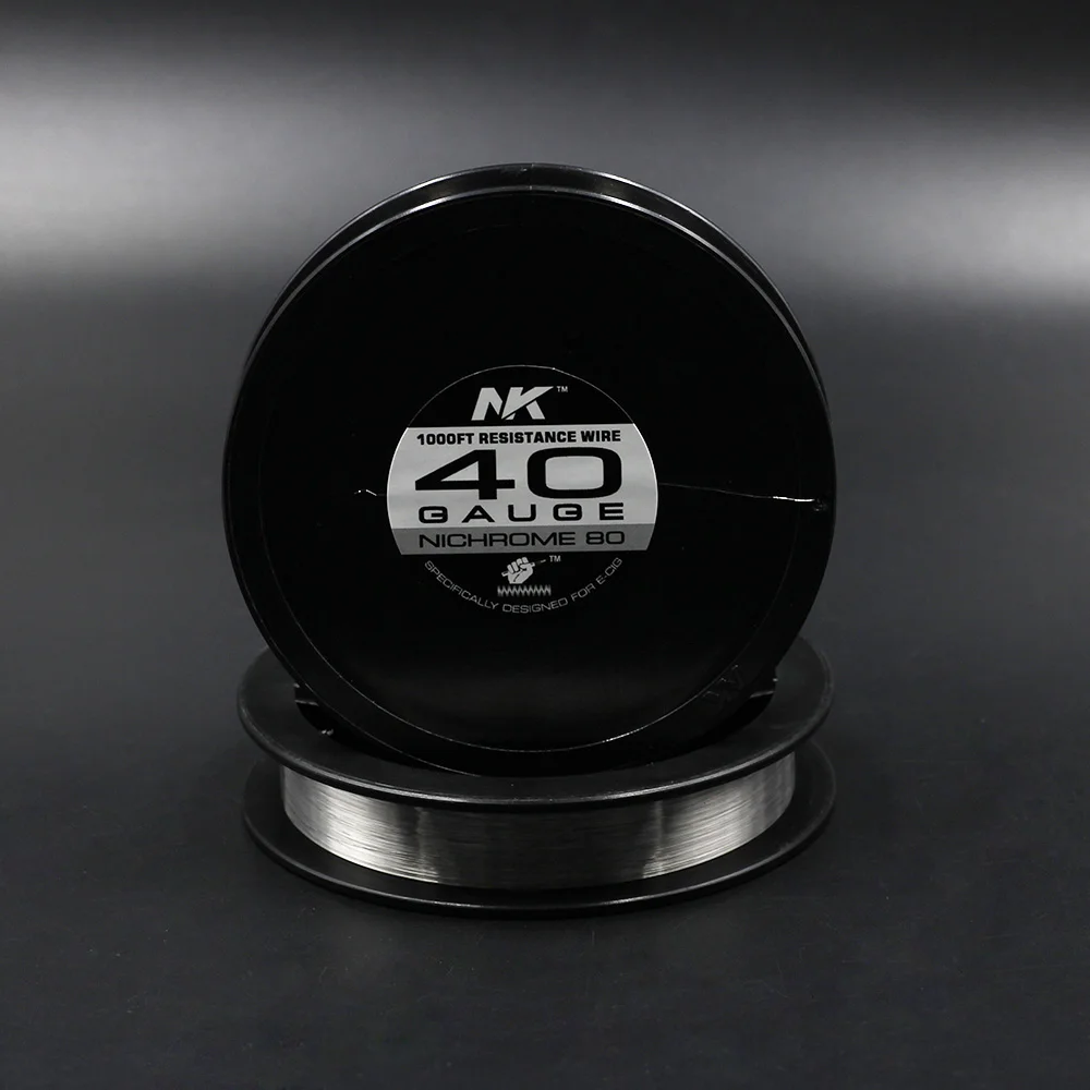 NK 1000ft ni80cr20 nichrome 80 alloy electrical heating round wire 38g 40 awg