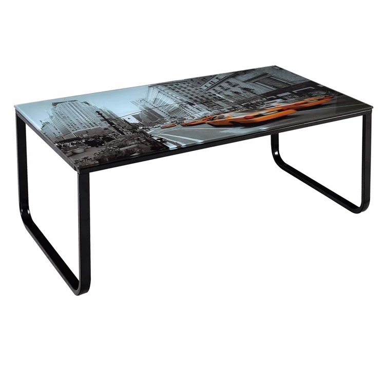 Cheap Tempered Glass Dining Table/ Dining Room Furtniure/Classic Modern Dining Table Set