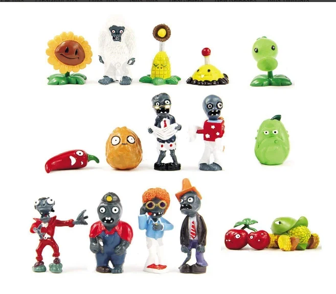 Plants vs Zombies Toys Series Game Role Figure Display Toy for Kids Christmas Gift