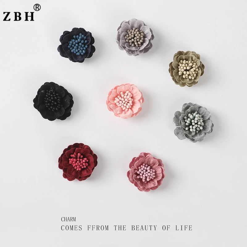 Polyester Plush Colorful Daisy Flower For Hair decoration