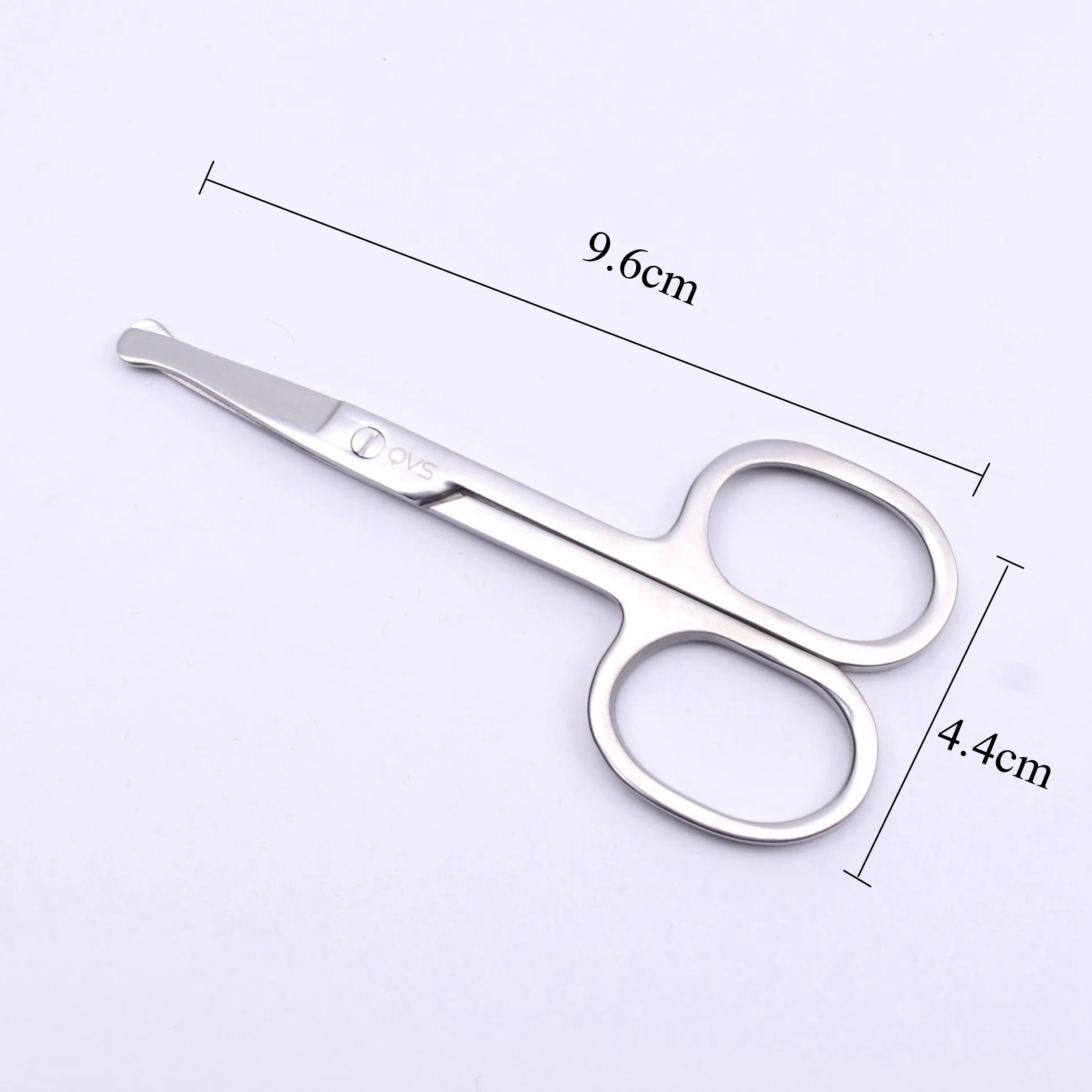 Russian Precise Surgical Stainless Steel Grooming Straight Long Blades Nail False Eyelash Eyebrow Beard Hair Cutting Scissors