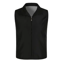 Мужской многоцветный жилет, рекламный жилет для супермаркета