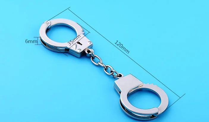 Оптовая продажа креативный подарок металлический брелок-подвеска с имитацией наручников