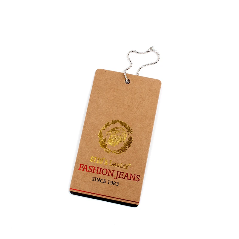 Good Price Supply Direct Square Spot UV Hemp Vintage Hang Tag