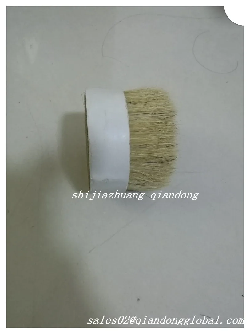 
60% Tops Natural White Bristle Brush Hair 