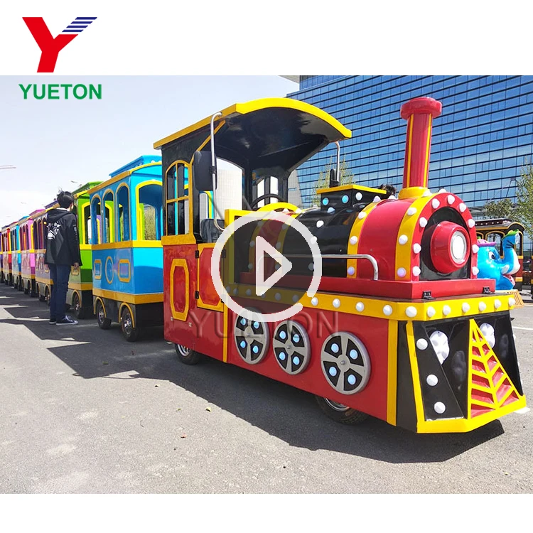 Carnival Outdoor Tourist Plans Small Electric Mini Adult Set Kids Rides Mall Wattman Amusement Park Trackless Train For Sale