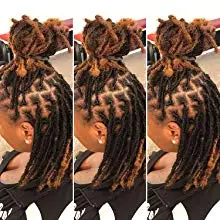 Reggae Human Dreadlocks Soft Twist Braiding Crochet Handmade Afro Kinky  Dread Locs Hair Extension 0.4CM for  African wig
