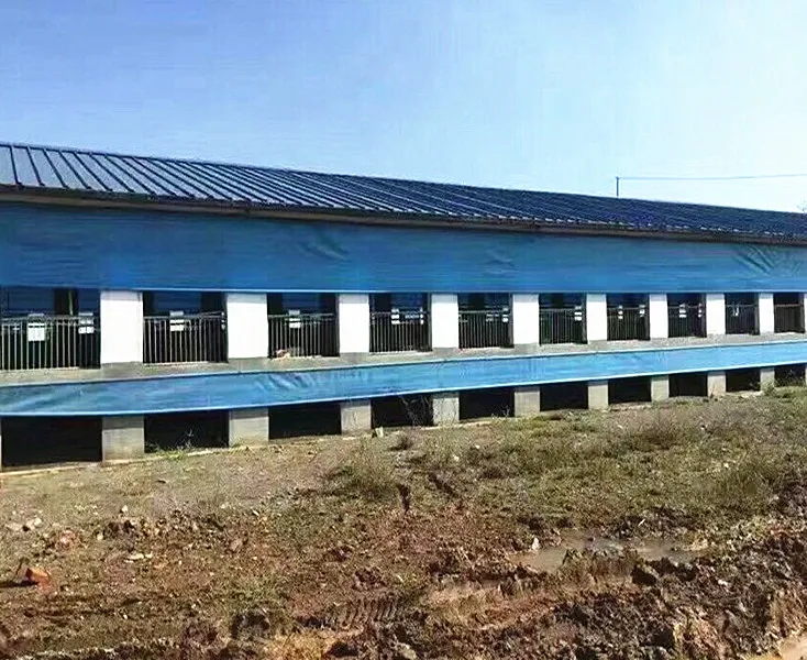 Livestock farm awningpe  tarpaulin roll poultry house curtain roll